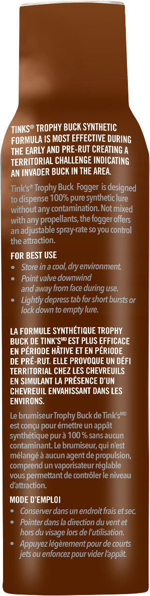 Trophy Buck Deer Urine Synthetic Fogger - Dominant buck - 147 ml