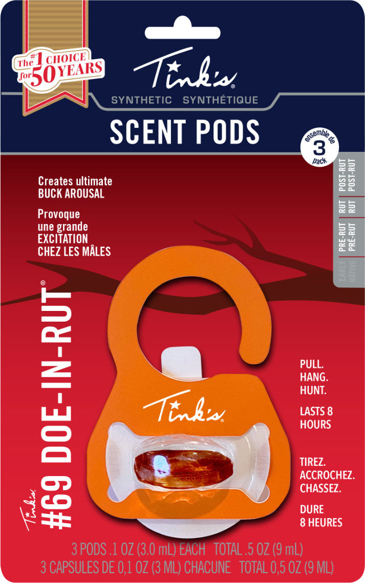 Synthetic Scent Pods - #69 Doe-in-Rut - 3/PK