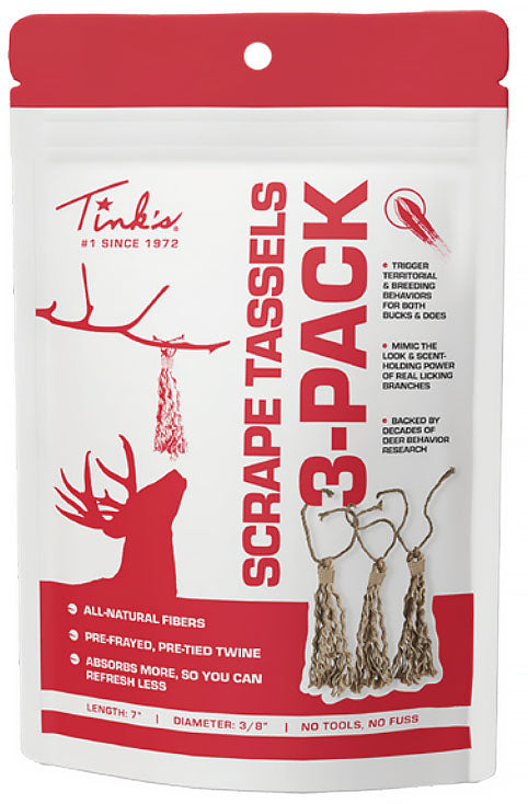 Scrape Tassels - 3/PK