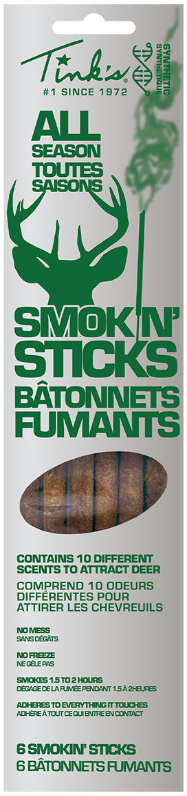 Deer Smokin' Sticks - All Season - 6/PK