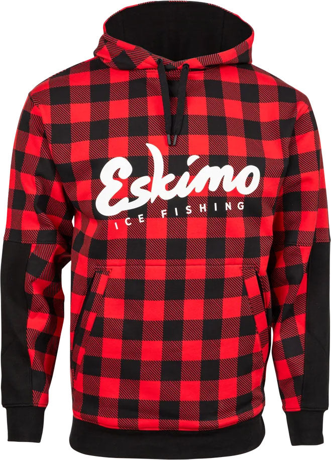 Retro Buffalo Fishing Pullover Hoodie - Men's