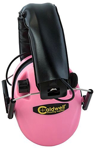 E-Max Pink Electronic Low-Profile Ear Protection 