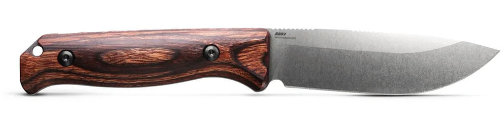 Saddle Mountain Skinner Fixed Blade Knife - Wood