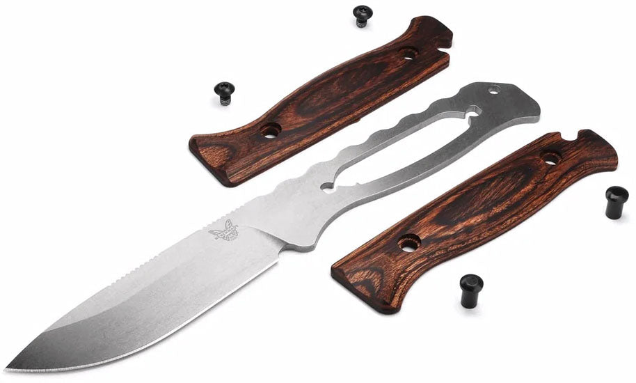 Saddle Mountain Skinner Fixed Blade Knife - Wood