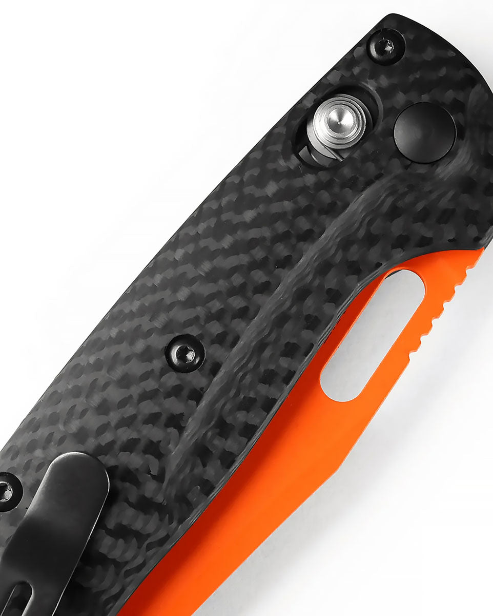 Mini Taggedout Folding Knife - Carbon Fibre