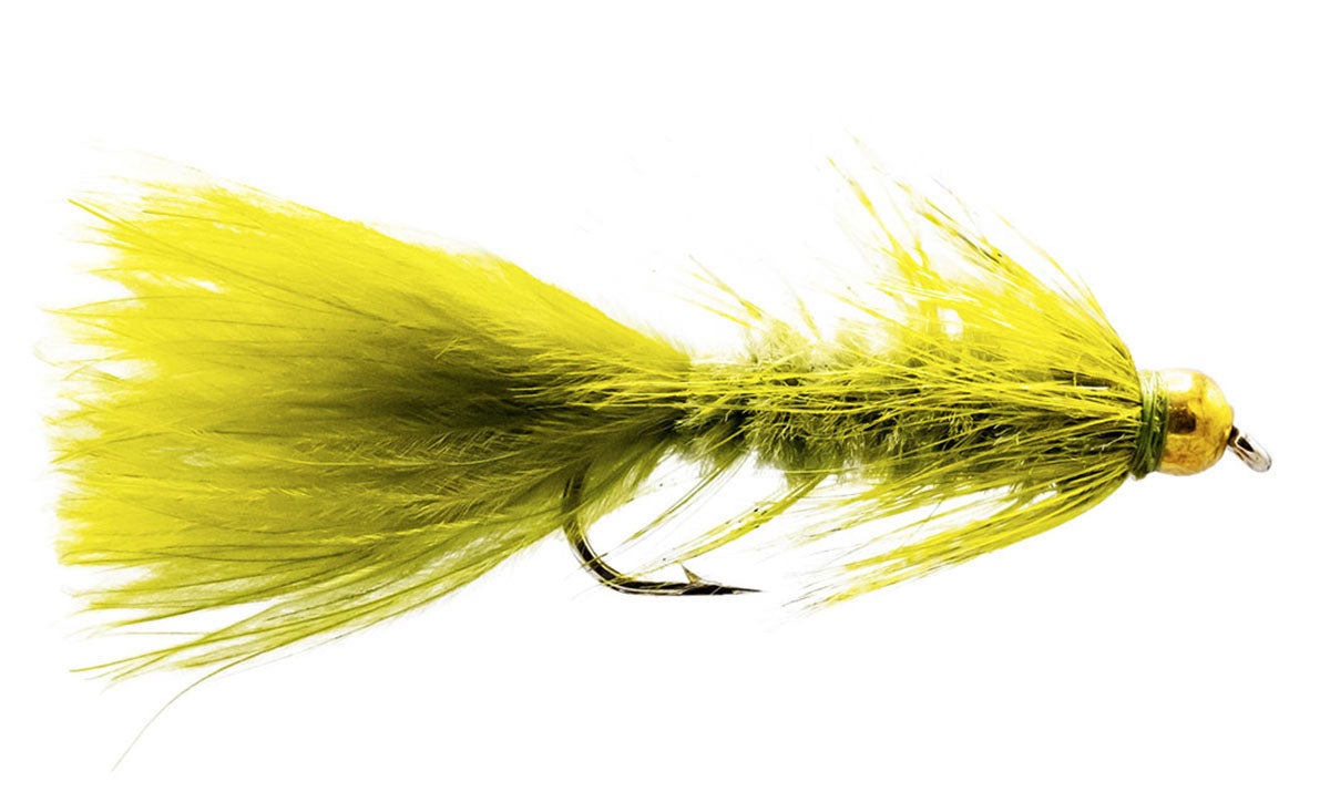 Bead Head Olive Wolly Bugger Bass Streamer