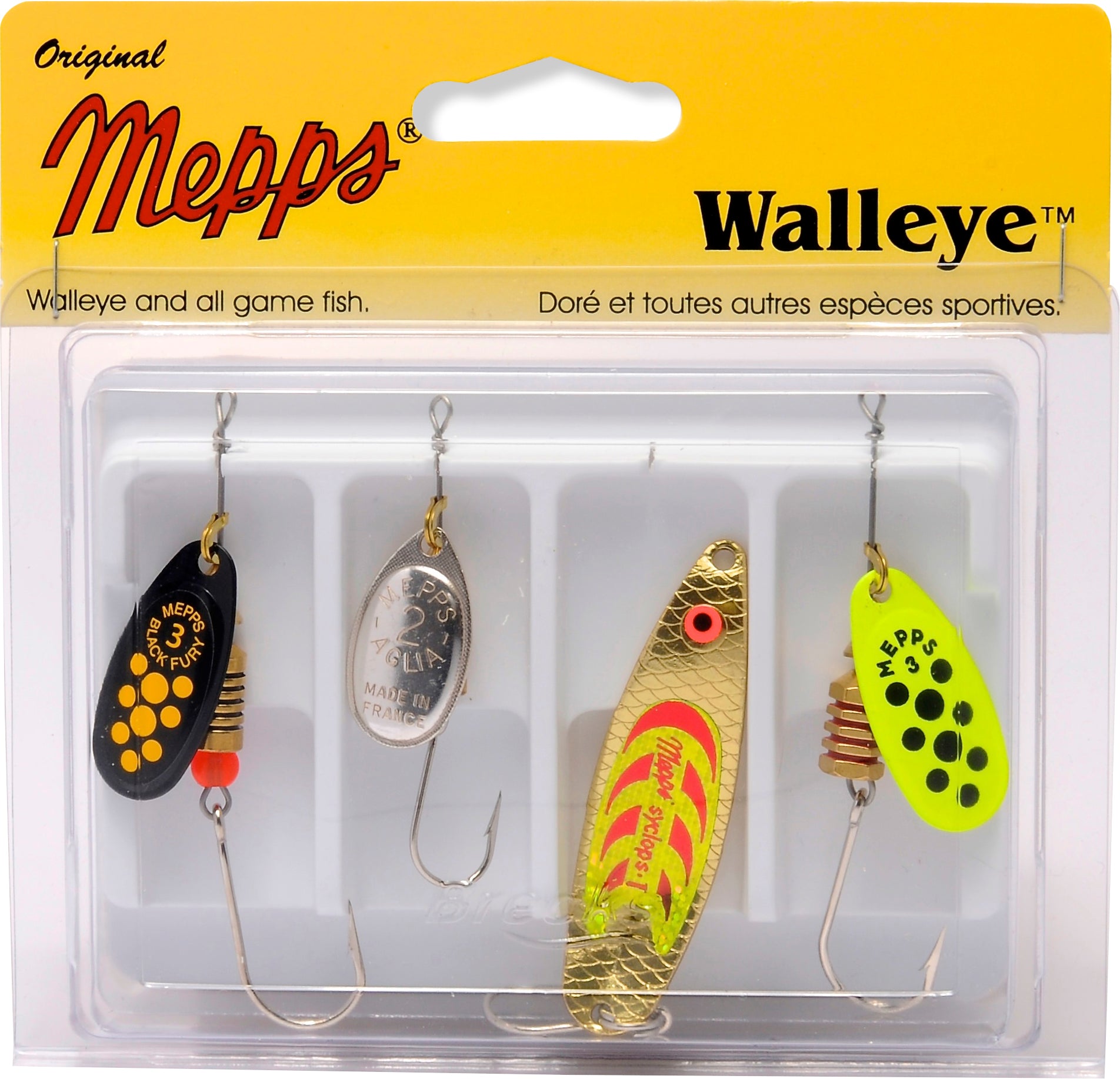 Kit Four Pack Series - Walleye Assort Spinners