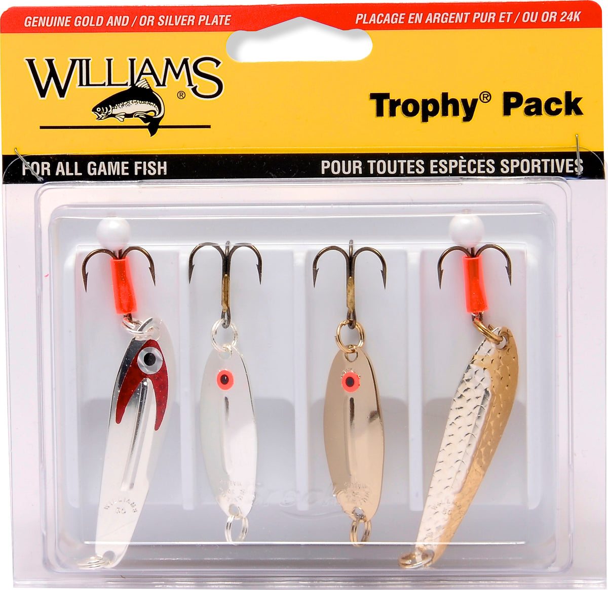 C50 Pearl and W30 Eyed Trophy Kit Spoon - 4/PK