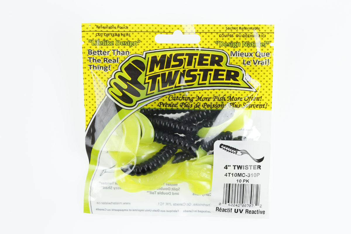 Twister Original Multi-Colour 10 Pack Soft Bait Lure