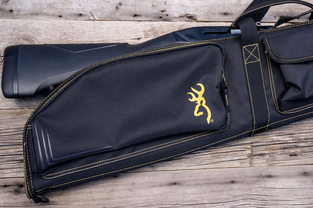 Black and Gold Shotgun Flexible Gun Case - 52 in.