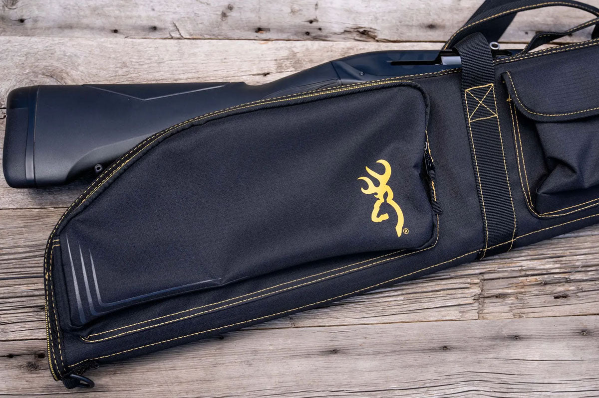 Black and Gold Shotgun Flexible Gun Case - 52 in.