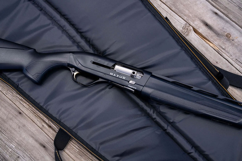 Black and Gold Shotgun Flexible Gun Case - 52 in.