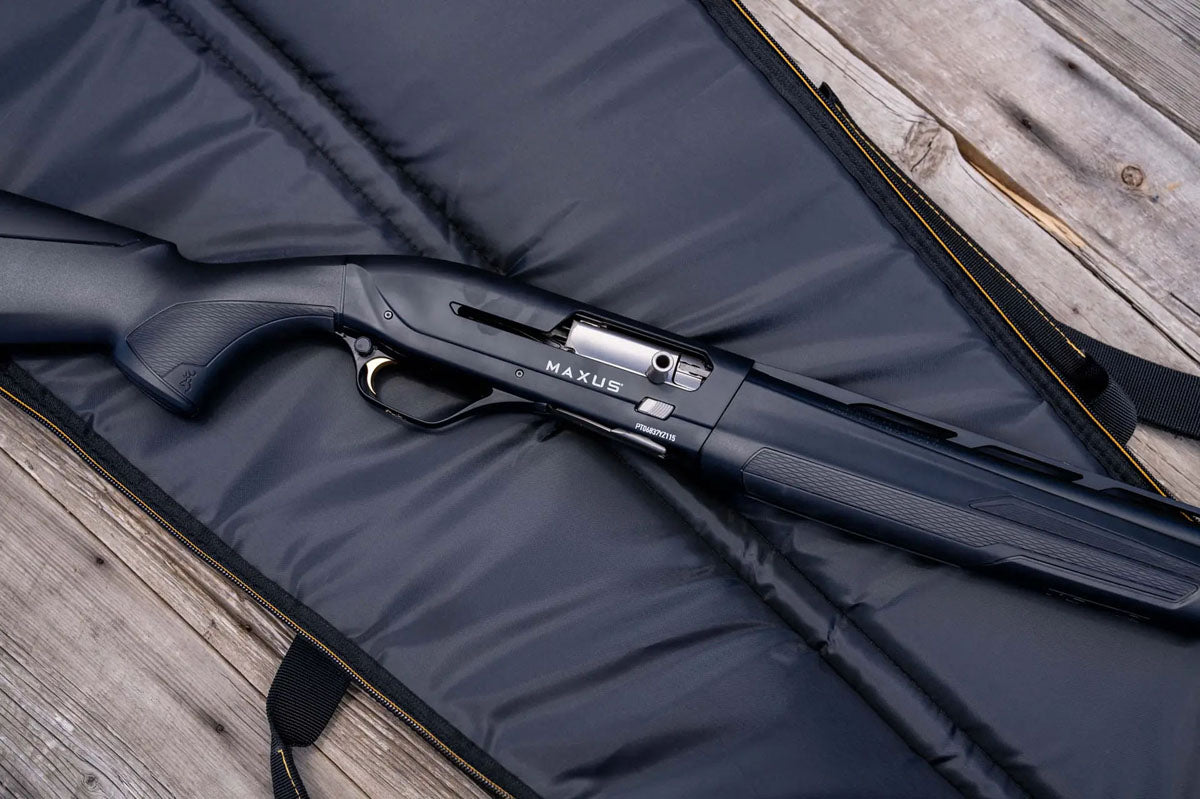 Black and Gold Shotgun Flexible Gun Case - 52 in.