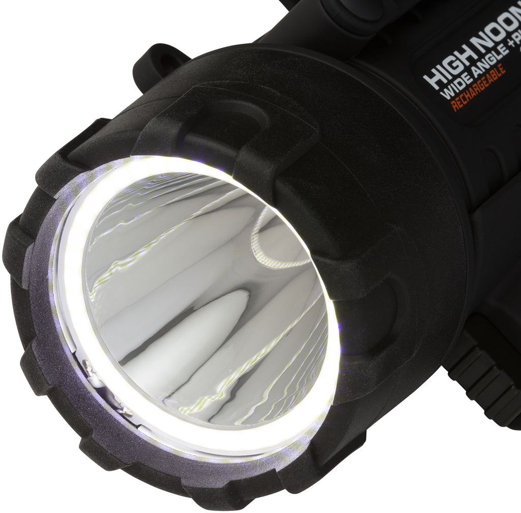 High Noon USB Rechargeable Wide Angle Flashlight