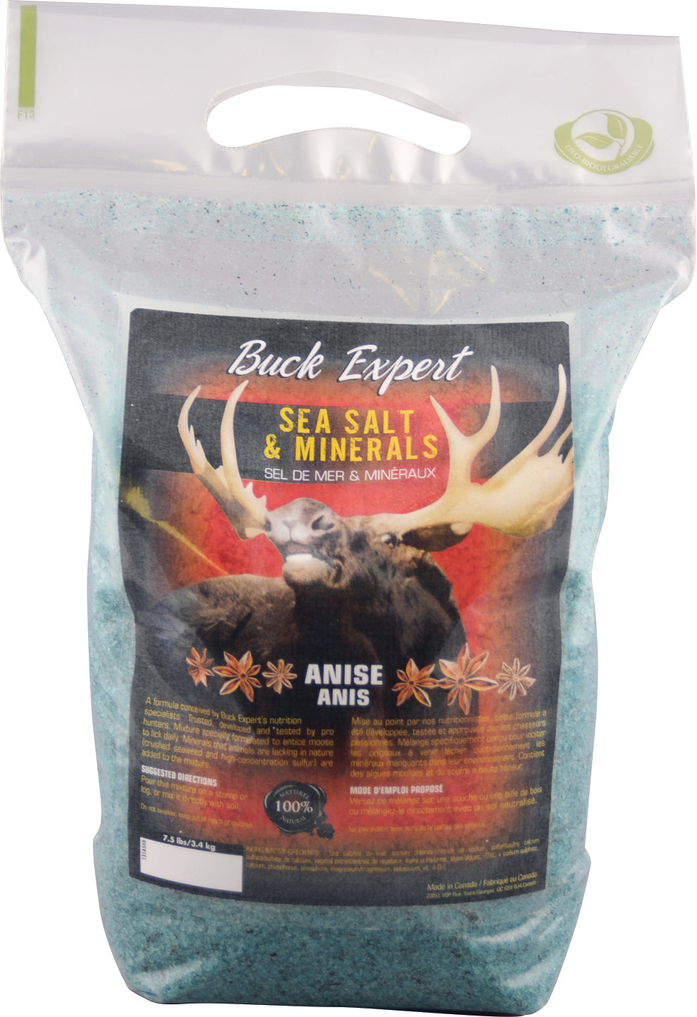 Moose Sea Salt and Minerals - Anise - 3.4 kg