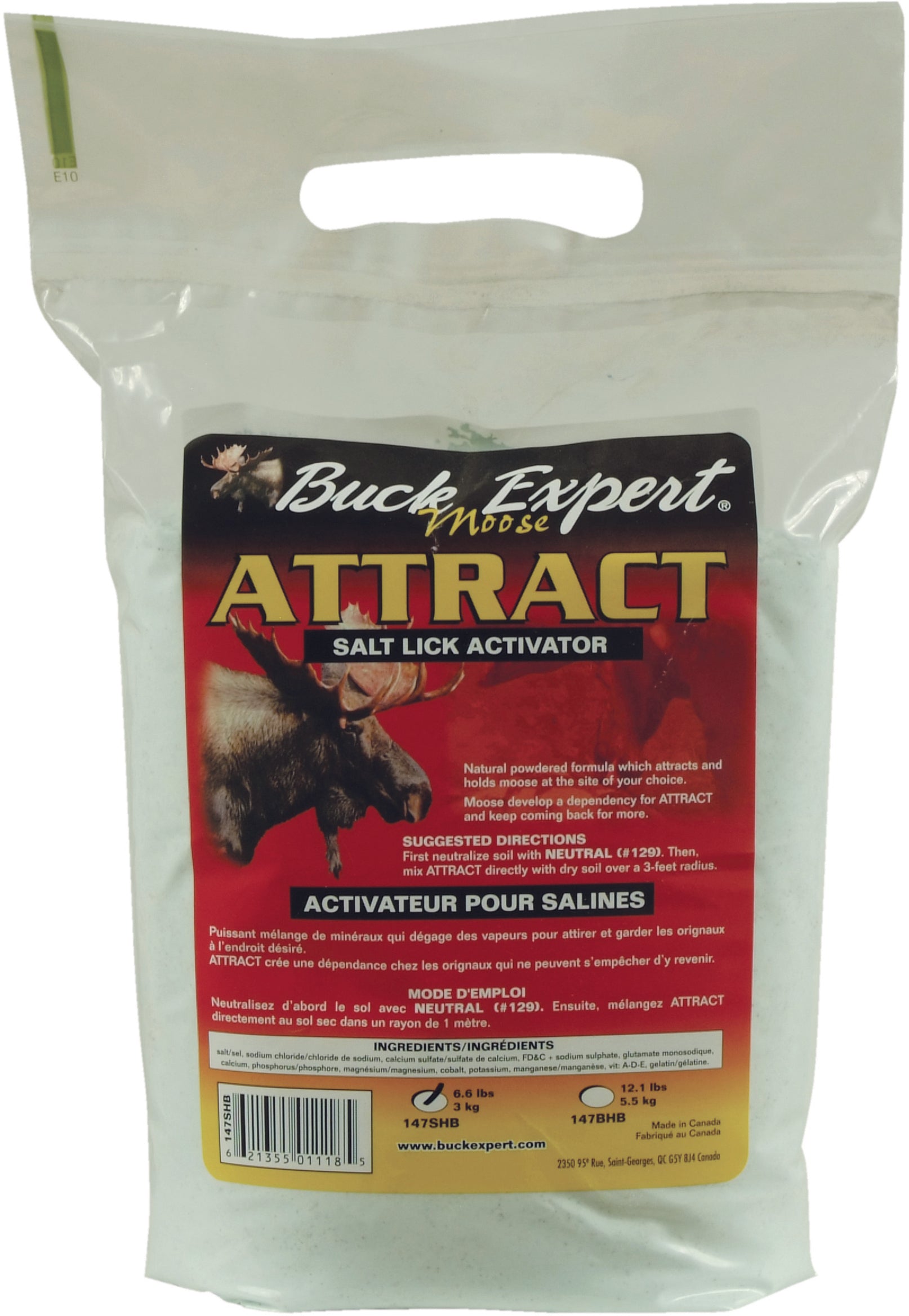 Attrack Moose Salt Lick Activator - 3 kg