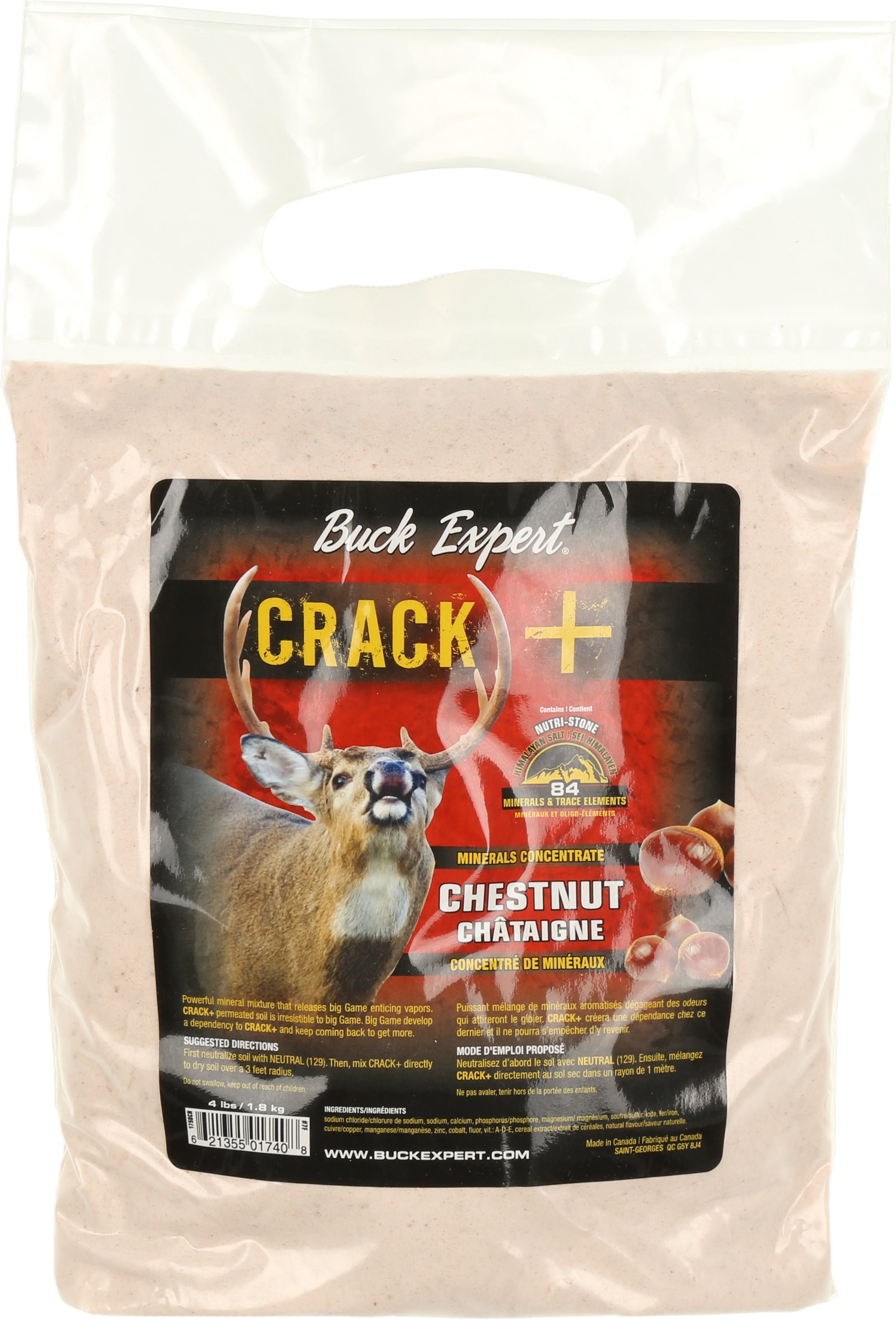 Crack Plus Deer Minerals - Chestnut - 1.8 kg