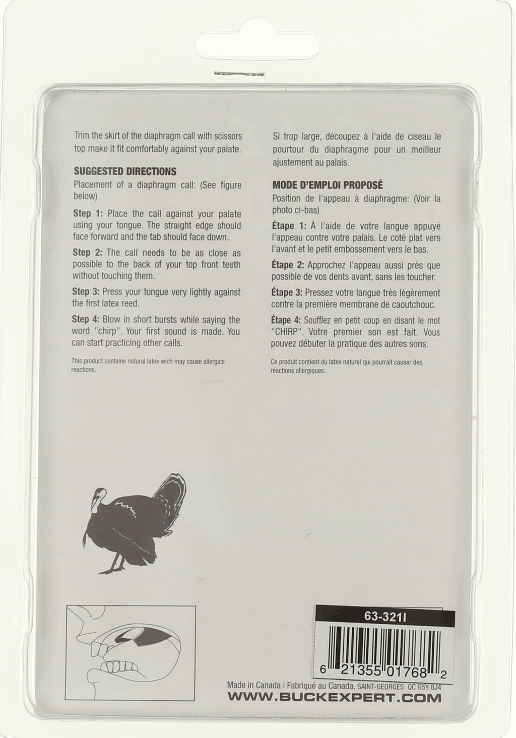Black Tone SM Turkey Diaphragm Call