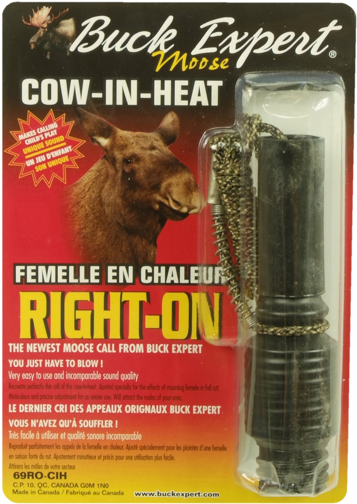 Right-On Moose Call - Cow-in-Heat