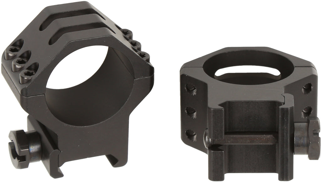 Six Hole Skeleton Scope Rings - High - Matte - 30 mm