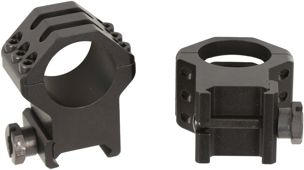 Six Hole Skeleton Scope Rings - Extra Extra High - Matte - 1 in.