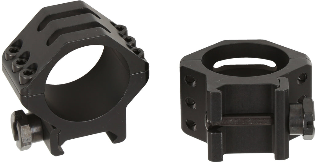 Six Hole Skeleton Scope Rings - Low - Matte - 30 mm