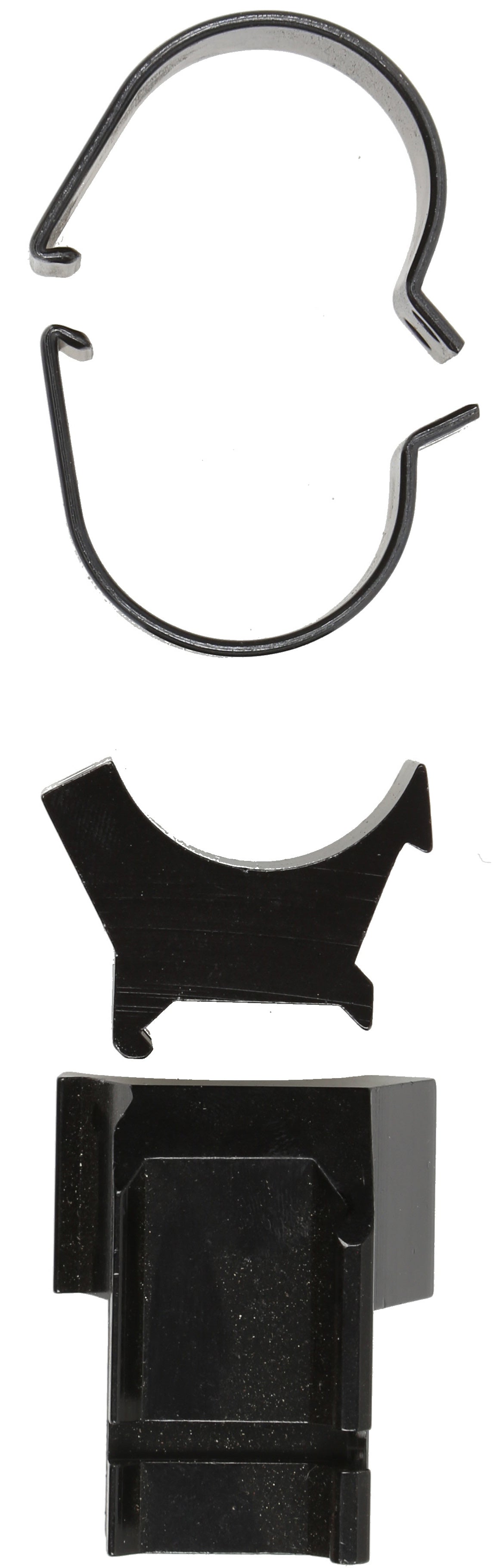 Detachable Scope Rings - High/Ext. - Black - 30 mm