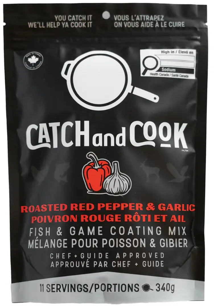 Fish and Game Coating Mix - Roasted Red Pepper and Garlic - 340 g