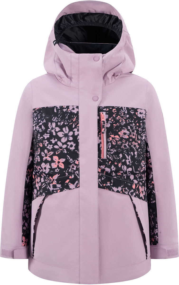 Floral Block Ski Jacket - Girls'