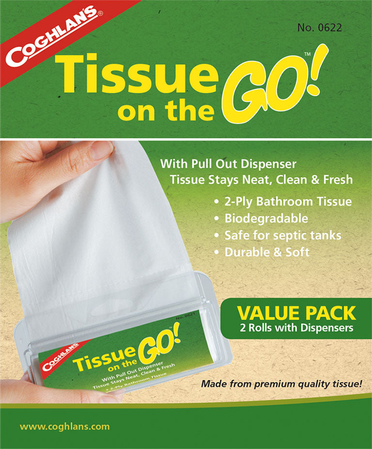 On The Go Toilet Paper - 2/PK