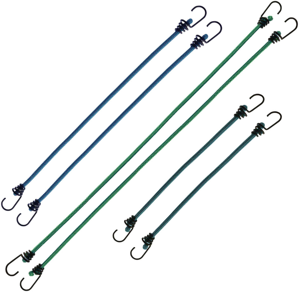 Assorted Bungee Cords - 6/PK