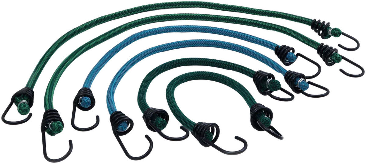 Assorted Bungee Cords - 6/PK