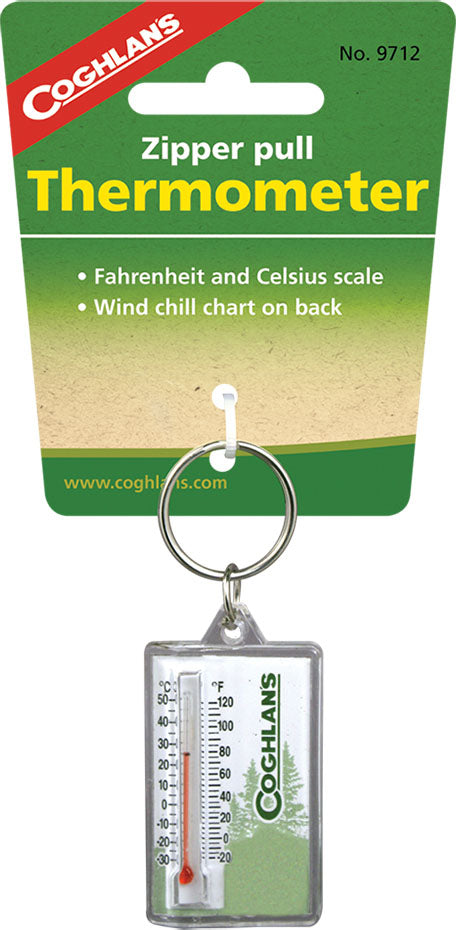 Zipper Pull Thermometer