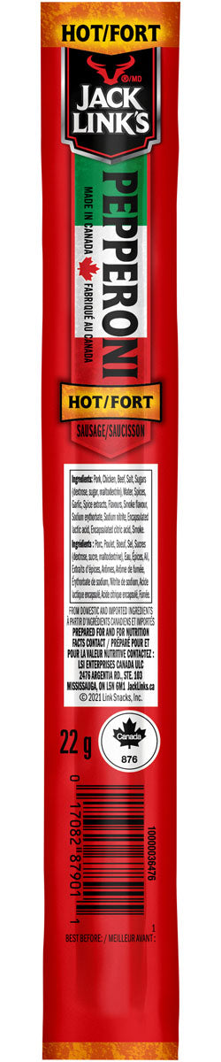 Hot Pepperoni Stick