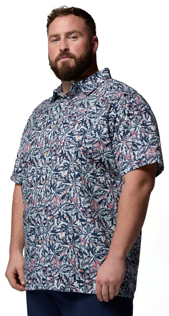 PFG Super Slack Tide Men’s Short Sleeve Shirt - Plus Size