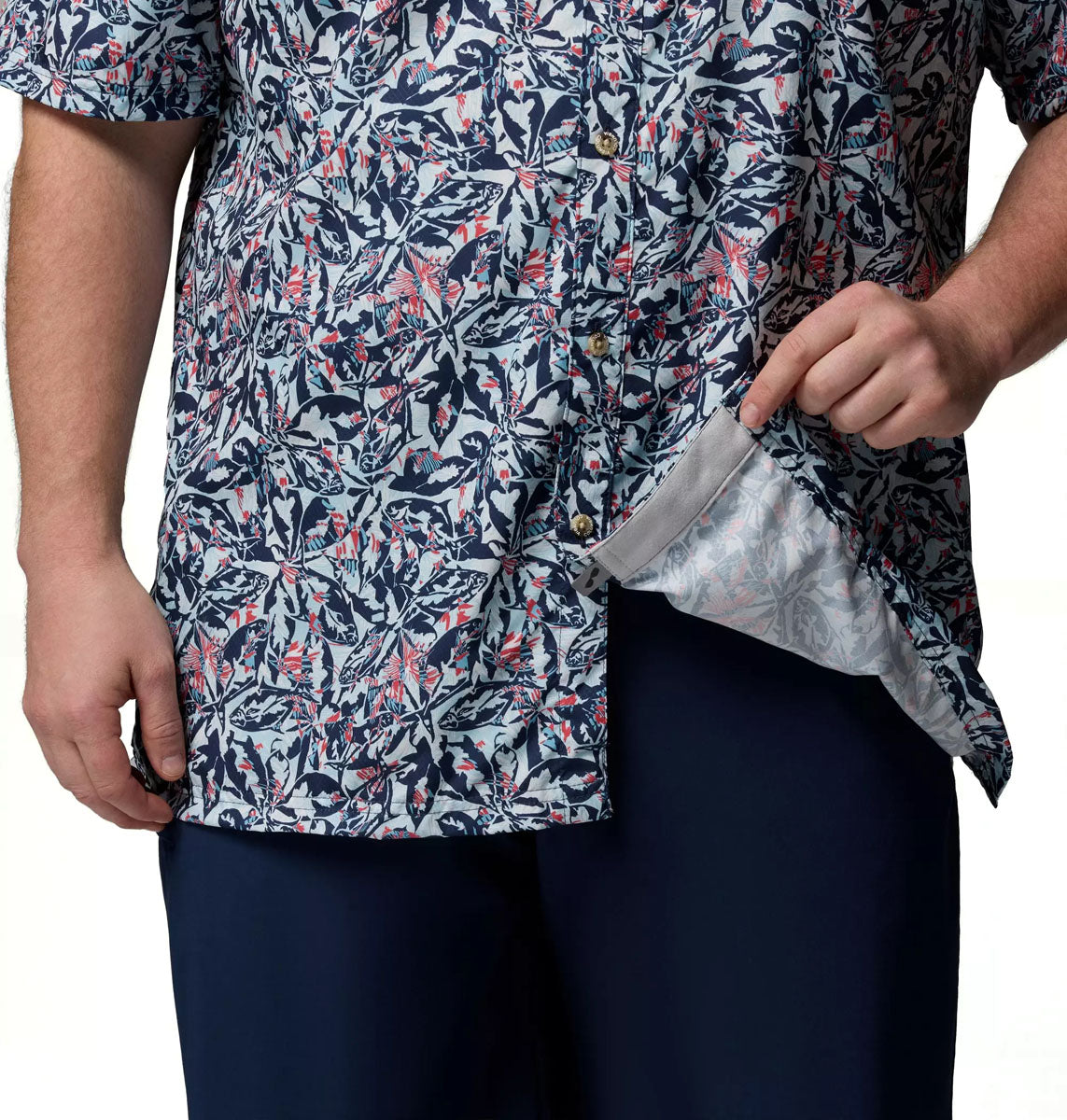 PFG Super Slack Tide Men’s Short Sleeve Shirt - Plus Size
