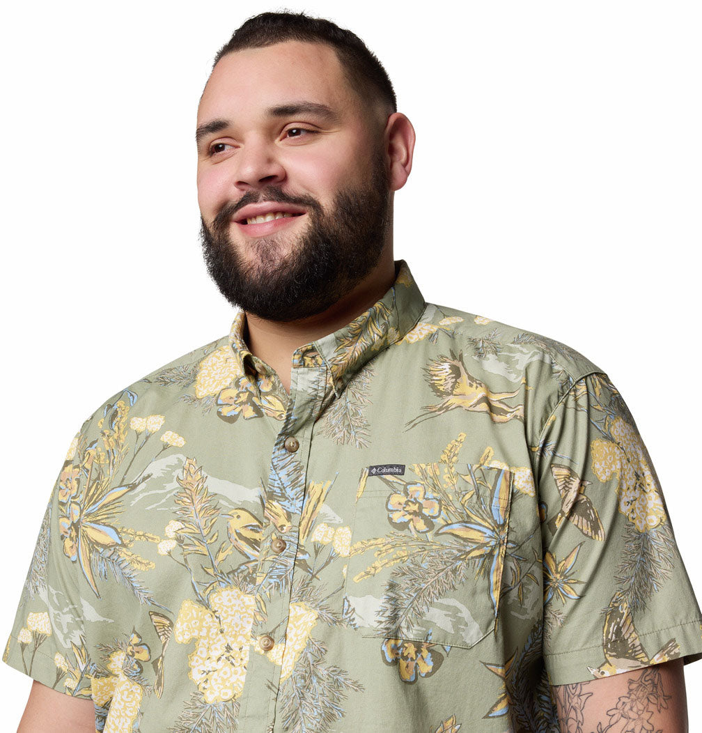 Rapid Rivers Short Sleeve Shirt - Men's - Plus Size
