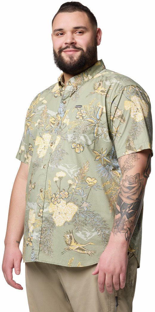 Rapid Rivers Short Sleeve Shirt - Men's - Plus Size