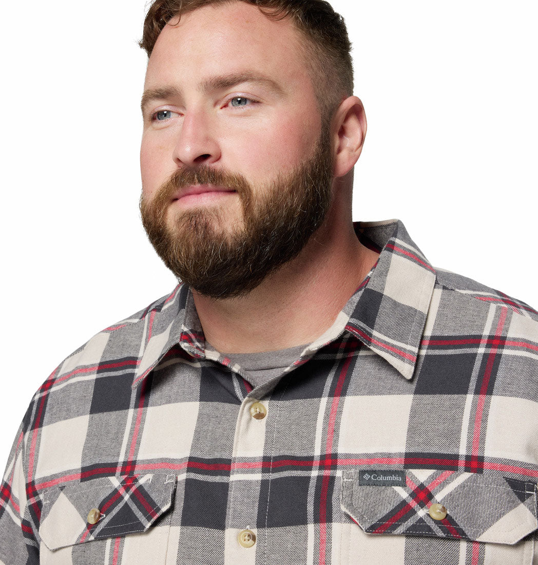 Flare Gun Men's Plaid Shirt - Plus Size