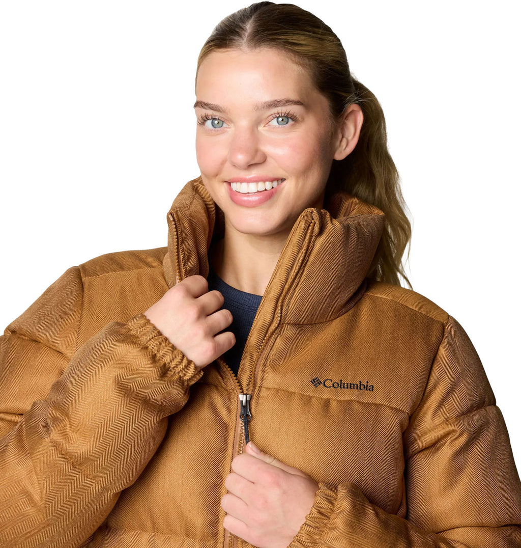 Puffect Herringbone Winter Jacket - Women's