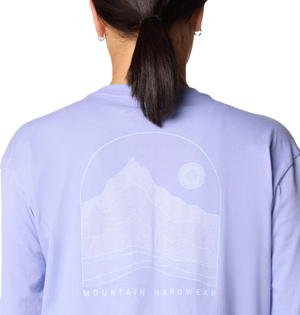 Mountain Sunset Long Sleeve T-Shirt - Women's 