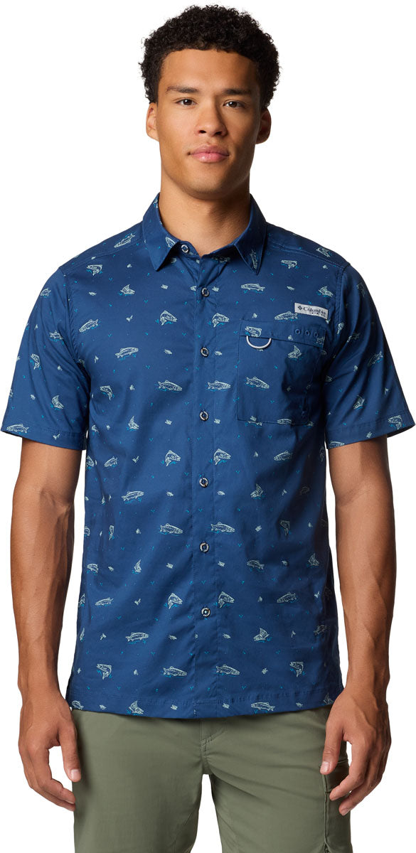 PFG Wild Cast Camp Short Sleeve Shirt - Men's 