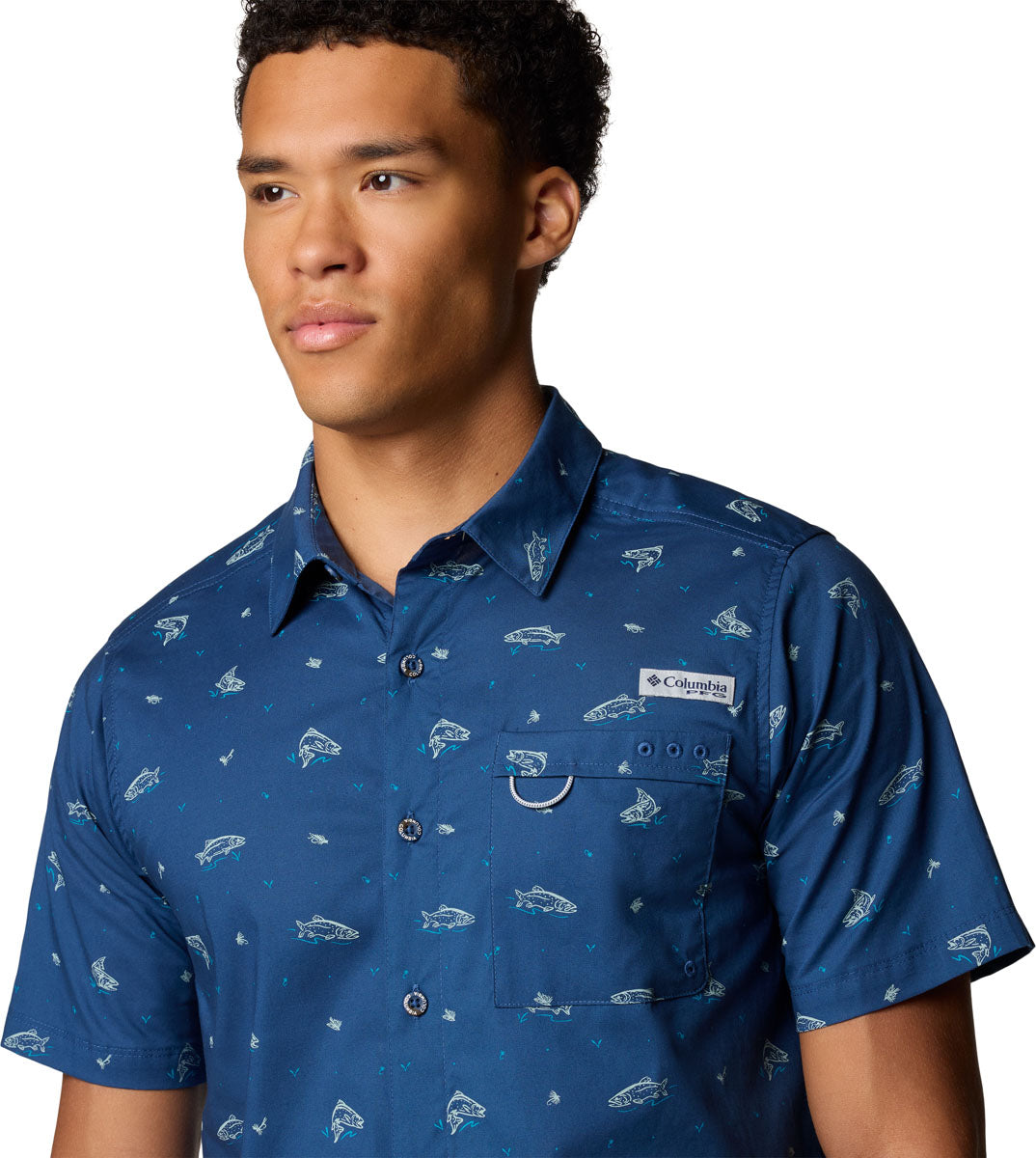 PFG Wild Cast Camp Short Sleeve Shirt - Men's 