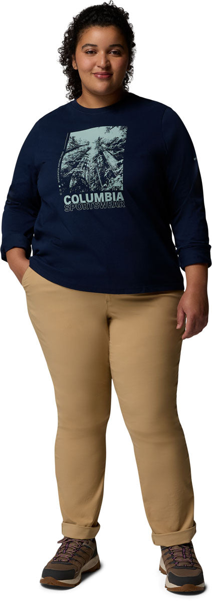 Rolling Bend Graphic Long Sleeve T-Shirt - Women's - Plus Size