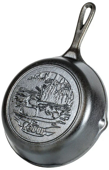 Wildlife Series 8 in. Cast Iron Skillet - Duck