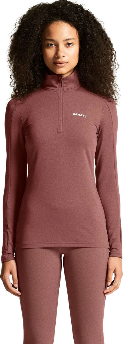 Core Gain Women's Long Sleeve Half Zip