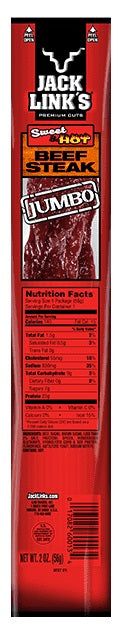 Sweet & Hot Beef Steak Jerky 