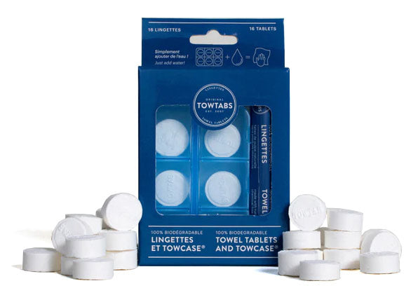 TowCase Biodegradable Wipes - 16/PK