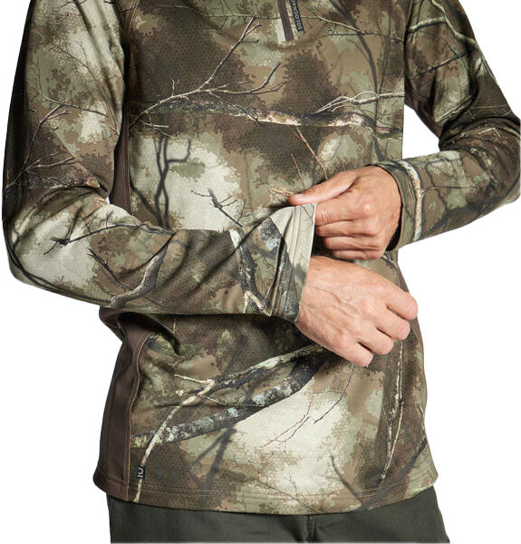 Treemetic Hunting Half Zip Long Sleeve - Men's