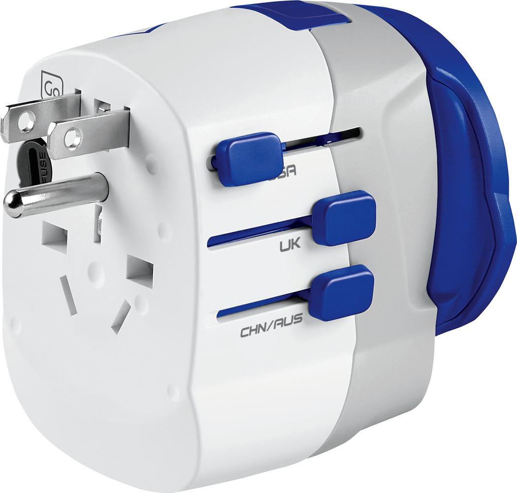 Worldwide Adaptor with USB-A and USB-C Ports